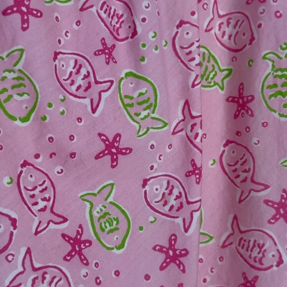 Lilly Pulitzer Pink Green Strapless Dress size 8 - Picture 4 of 4